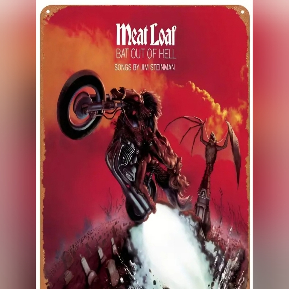 Meatloaf Aluminum Decorative Sign